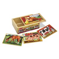 Farm Animals Puzzles In A Box