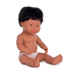 15" Baby Doll Boy with Down Syndrome Seven