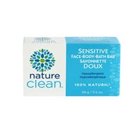 Nature Clean® Sensitive Bath Bar - Fragrance Free - Hypoallergenic - 99g