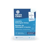   Nature Clean Laundry Strips - Fragrance Free - 32 Strips
