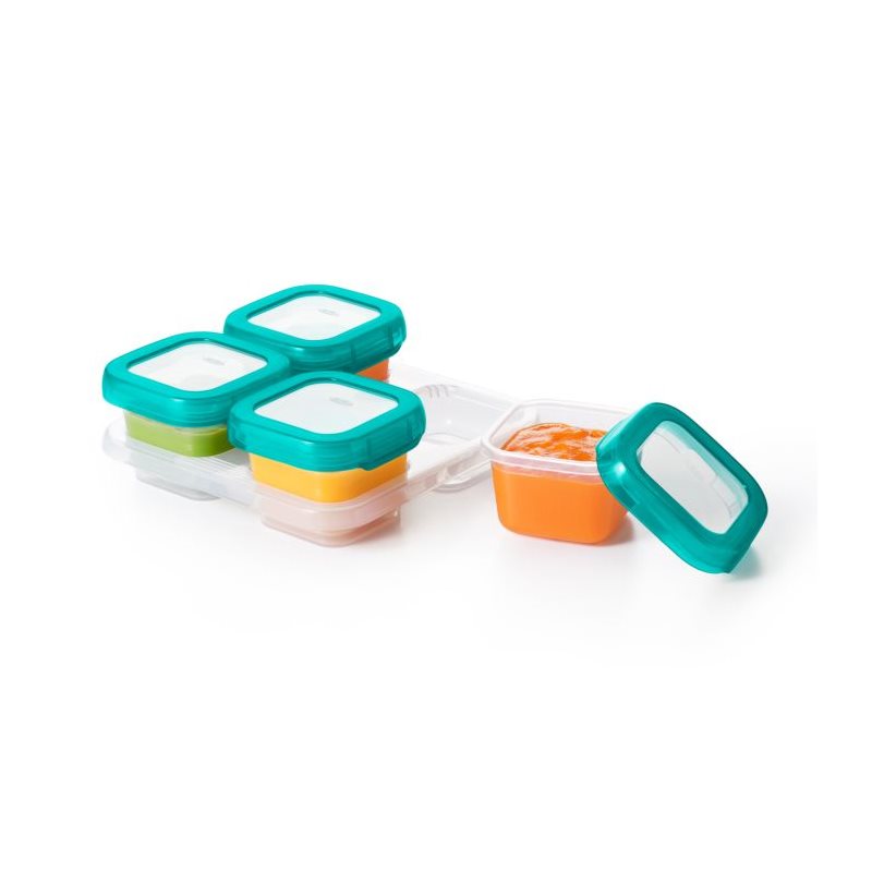 OXO Tot 4 oz Baby Blocks™ Récipients de stockage en silicone pour congélateur