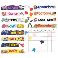 Ensemble de calendrier canadien français