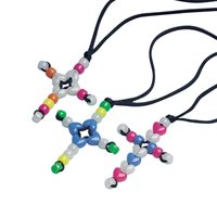 Beaded Cross Necklace Pack of 12