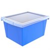 D- Classroom Storage Bin With Lid, Assorted Colours - 15L