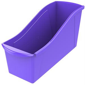 Large Interlock Book Bin- Purple