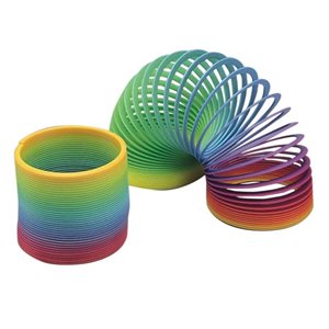 D- Rainbow Spring Toy - Pack of 12