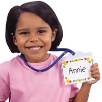 Wintergreen Safety Name Tags - Set Of 20