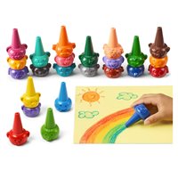 Animal Finger Crayons - Set of 24