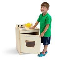 Whitney Brothers Preschool Contemporary Stove-Natural