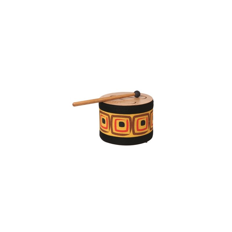 Wood Tone Drum with Mallet