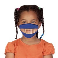   Youth READ MY LIPS Mask - Assorted Colours - Ages 4-7