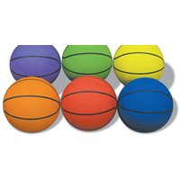 Prism Rubber Basketball Inter.-Red