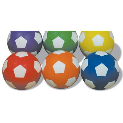 Prism Ballon de football en caoutchouc Taille 5 - Set / 6