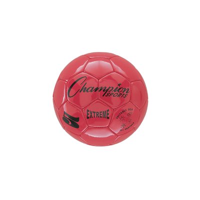 Mach-Stitch Taille 5 Soccer Ball-Rouge