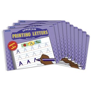 Printing Letters Practice - Upper Case - Set of 10
