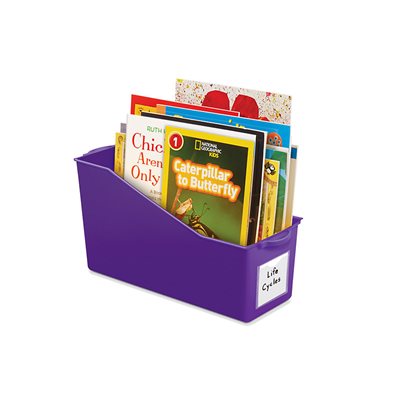 Connect & Store Book Bins - Violet