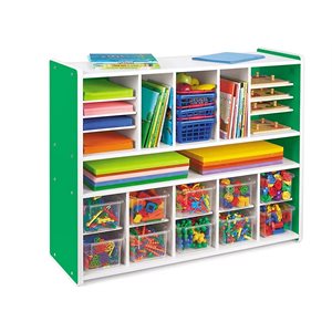 Kids Colours Spacemaker Storage Units - Green