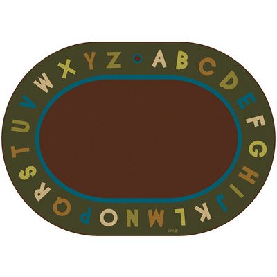 Alphabet Circletime Nature Rug - 6' X 9'