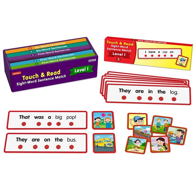 Touch & Read Sight-Word Sentence Match - Level 1