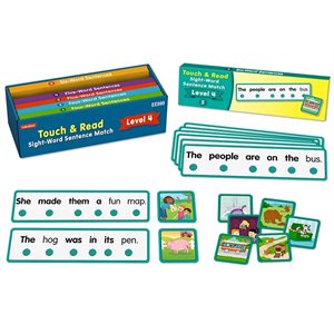 Touch & Read Sight-Word Sentence Match - Level 4