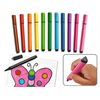 Easy-Grip Triangular Markers - Set of 12 Packs