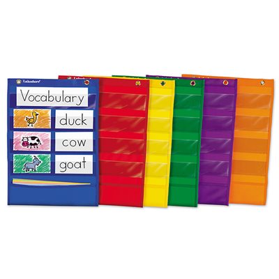 Learning Centre Pocket Charts - Set of 6