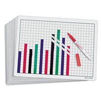 Write And Wipe Graphing Boards - 30