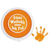 Giant Washable Colour Ink Pad - Orange