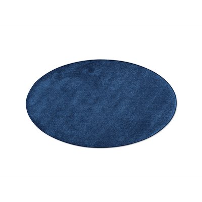Round Classroom Carpet - Navy Blue - 9'
