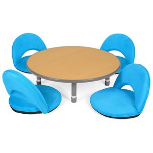Flex-Space Comfy Floor Table Zone- Blue