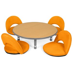 Flex-Space Comfy Floor Table Zone- Orange
