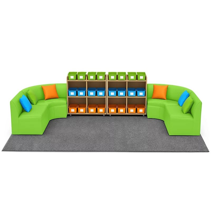 Flex-Space Comfy Couch Reading & Research Zone-Vert