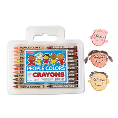 Crayons People Colours® - 24 pièces - Ensemble unique