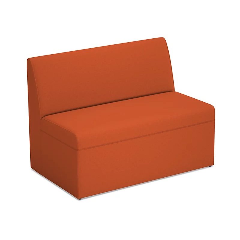 Flex-Space Engage Modular Couch for Two-Autumn Orange