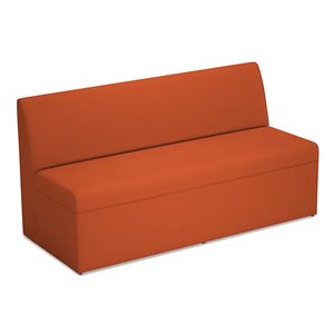 Flex-Space Engage Modular Couch for Three-Autumn Orange