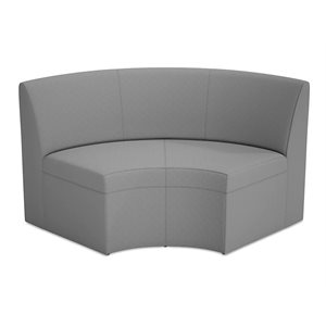 Flex-Space Engage Modular Curved Couch-Slate Grey