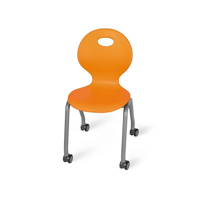 Chaises mobiles Ergo Glide Flex-Space de 17,5 po - Orange