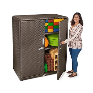 Outdoor Lockable Storage Cabinet