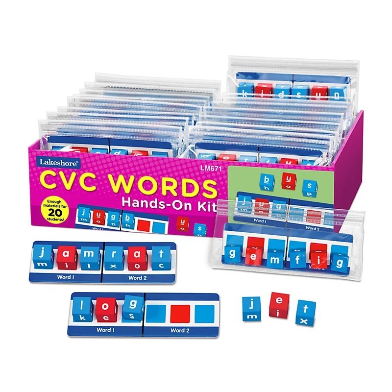 CVC Words Hands-On Teaching Kit