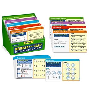 Bridge the Gap! Math Practice Cards - Gr. 4