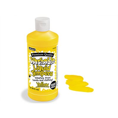 Washable Liquid Tempera - Pint - Yellow