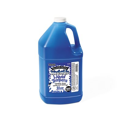 Tempera Liquide Lavable - Gallon - Bleu