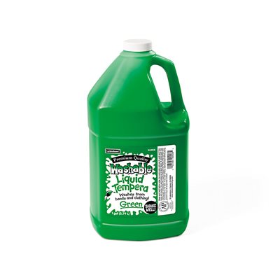 Tempera Liquide Lavable - Gallon - Vert