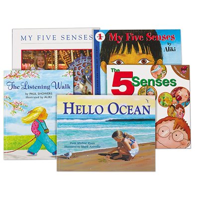 Five Senses Theme Book Library