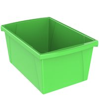 Classroom Storage Bin- 5.5 Gallon, Green