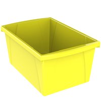 Classroom Storage Bin- 5.5 Gallon, Yellow