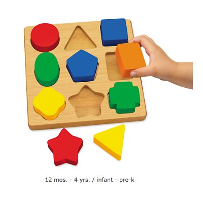 Simple Shapes Puzzle Board