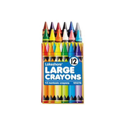 Grand paquet de crayons - 12 couleurs