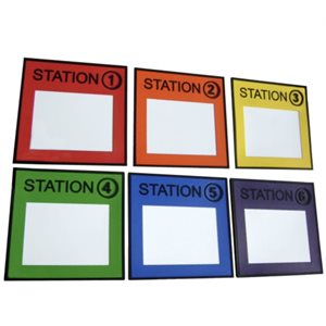 Ensemble de marqueurs de station (ensemble de 6)